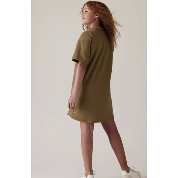 Athleta girl retro chill t-shirt dress new with tags XS/6 - Picture 7 of 9